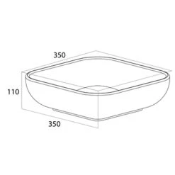 Tiger Badkamermeubel Studio 60cm Chalet Eik/witte Waskom Met Vierkante Greep -InterieurKunst Verkoopwinkel 123 10044
