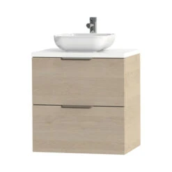 Tiger Badkamermeubel Studio 60 Cm Naturel Eik Met Keramische Waskom Hoogglans Wit En Profielgrepen 6 Tiger Badkamermeubel Studio 60 Cm Naturel Eik Met Keramische Waskom Hoogglans Wit En Profielgrepen -InterieurKunst Verkoopwinkel 123 10195