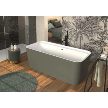 Allibert Bad Kolora Vrijstaand Gun Metal Mat 170x78 Cm 2 Allibert Bad Kolora Vrijstaand Gun Metal Mat 170x78 Cm - Afbeelding 2