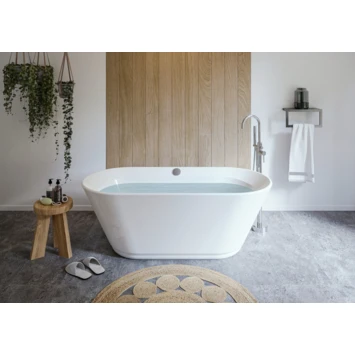 Allibert Bad Zora 176x80 Cm Vrijstaand Wit Glanzend 2 Allibert Bad Zora 176x80 Cm Vrijstaand Wit Glanzend - Afbeelding 2