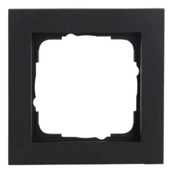 Gira E2 Afdekraam 1-Voudig Mat Zwart 1 Gira E2 Afdekraam 1-Voudig Mat Zwart