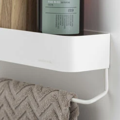 Sealskin Brix Wandrek Met Handdoekrek 55 Cm Wit -InterieurKunst Verkoopwinkel 123 10315