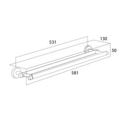 Tiger Dubbel Handdoekrek Boston Chroom 9 Tiger Dubbel Handdoekrek Boston Chroom -InterieurKunst Verkoopwinkel 123 10340