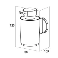 TIger Zeepdispenser Hangend Tune RVS -InterieurKunst Verkoopwinkel 123 10352