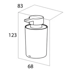 Tiger Zeepdispenser Urban Zwart -InterieurKunst Verkoopwinkel 123 10374