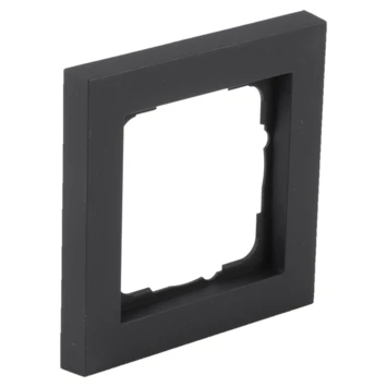 Gira E2 Afdekraam 1-Voudig Mat Zwart 2 Gira E2 Afdekraam 1-Voudig Mat Zwart - Afbeelding 2