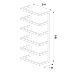 Sealskin Carré Handdoekrek Groot Wit -InterieurKunst Verkoopwinkel 123 10406