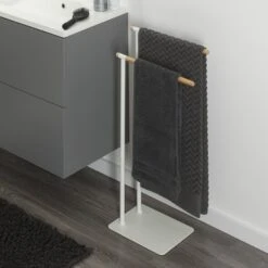 Sealskin Handdoekrek Brix Metaal Wit -InterieurKunst Verkoopwinkel 123 10441