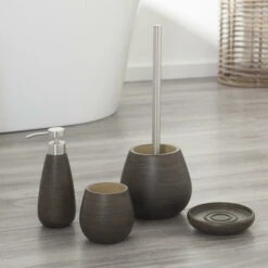 SEALSKIN Tiger Zeepdispenser Miyagi Hoog Wood 11 SEALSKIN Tiger Zeepdispenser Miyagi Hoog Wood -InterieurKunst Verkoopwinkel 123 10457