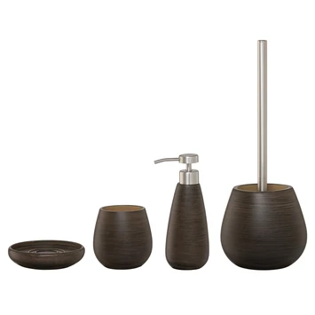 SEALSKIN Tiger Zeepdispenser Miyagi Hoog Wood 6 SEALSKIN Tiger Zeepdispenser Miyagi Hoog Wood - Afbeelding 6