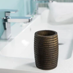 Sealskin Tandenborstelhouder Native Bruin -InterieurKunst Verkoopwinkel 123 10474