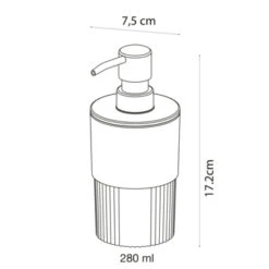 Sealskin Zeepdispenser Brave Staand Zwart -InterieurKunst Verkoopwinkel 123 10568