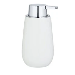 Wenko Keramische Zeepdispenser Badi Wit -InterieurKunst Verkoopwinkel 123 10625