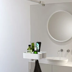 Tiger Douchemand Voor Douchewand 2-store Wit -InterieurKunst Verkoopwinkel 123 10676