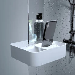 Tiger Douchemand Voor Douchewand 2-store Wit -InterieurKunst Verkoopwinkel 123 10678