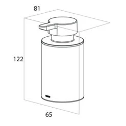 Tiger Zeepdispenser Colar Chroom -InterieurKunst Verkoopwinkel 123 10695