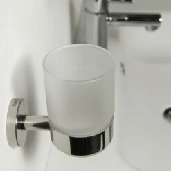 Tiger Bekerhouder Boston Met Beker Chroom -InterieurKunst Verkoopwinkel 123 10698