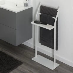 Sealskin Handdoekrek Modern Metaal Wit -InterieurKunst Verkoopwinkel 123 10705