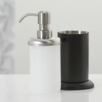 Sealskin Zeepdispenser Acero Zwart 3 Sealskin Zeepdispenser Acero Zwart - Afbeelding 3