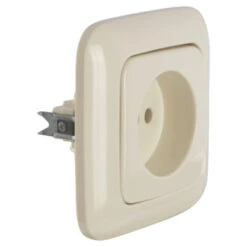 Busch-Jaeger Reflex SI Enkel Stopcontact Crème -InterieurKunst Verkoopwinkel 123 1074