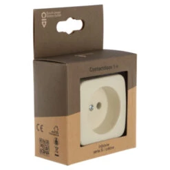 Busch-Jaeger Reflex SI Enkel Stopcontact Crème -InterieurKunst Verkoopwinkel 123 1076