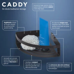 Tiger Caddy Hoekkorf Klein Zwart -InterieurKunst Verkoopwinkel 123 10803