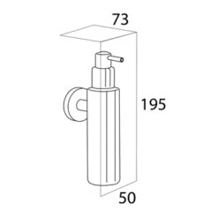 Tiger Zeepdispenser Boston Hangend RVS -InterieurKunst Verkoopwinkel 123 10960