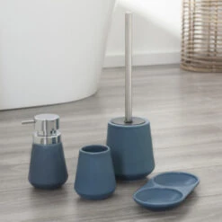 Sealskin Zeepbakje Conical Porselein Blauw -InterieurKunst Verkoopwinkel 123 10976