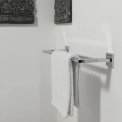 Tiger Dubbel Handdoekrek Items Chroom -InterieurKunst Verkoopwinkel 123 11009