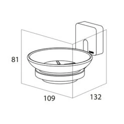 Tiger Zeepbakje Impuls Hangend RVS -InterieurKunst Verkoopwinkel 123 11110
