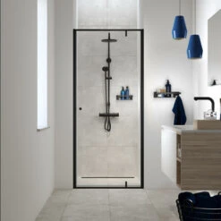 Tiger Douchemand Met Haak Caddy Zwart -InterieurKunst Verkoopwinkel 123 11120