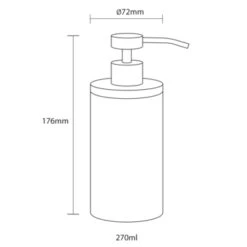 Sealskin Zeepdispenser Grace Zand -InterieurKunst Verkoopwinkel 123 11146