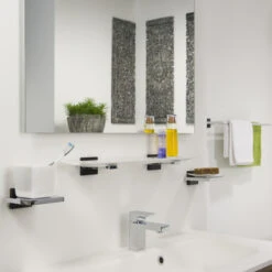 Tiger Bekerhouder Zenna Hangend Met Beker Chroom/Wengé -InterieurKunst Verkoopwinkel 123 11204