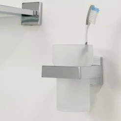 Tiger Bekerhouder Items Hangend Met Beker Chroom -InterieurKunst Verkoopwinkel 123 11234