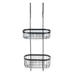 Wenko 2-laags Doucherek Serino Zwart -InterieurKunst Verkoopwinkel 123 11359