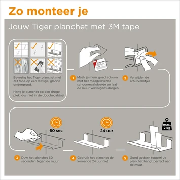 Tiger Planchet Colar 18 Cm Zwart 8 Tiger Planchet Colar 18 Cm Zwart - Afbeelding 8