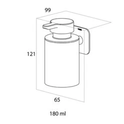 Tiger Zeepdispenser Colar Hangend RVS -InterieurKunst Verkoopwinkel 123 11434