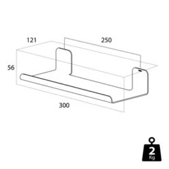 Tiger Planchet Colar RVS 30 Cm 15 Tiger Planchet Colar RVS 30 Cm -InterieurKunst Verkoopwinkel 123 11545