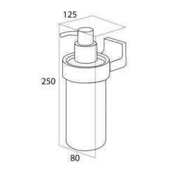Tiger Zeepdispenser Ontario Hangend Chroom -InterieurKunst Verkoopwinkel 123 11560