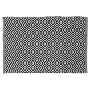 Sealskin Badmat Trellis Zwart 60x90cm 1 Sealskin Badmat Trellis Zwart 60x90cm