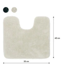 Sealskin Toiletmat Angora 55x60cm Off-white -InterieurKunst Verkoopwinkel 123 11944