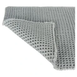 Differnz Badmat Wafel Grijs 50x80 Cm -InterieurKunst Verkoopwinkel 123 11984