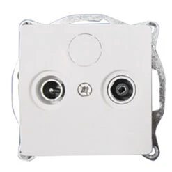 GAMMA Ventoux Stopcontact Coax Wit