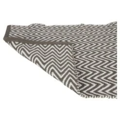 Differnz Badmat Devon Grijs Wit 50x80 Cm -InterieurKunst Verkoopwinkel 123 11998