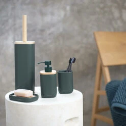 Sealskin Badmat Delhi 60x60cm Donkergroen -InterieurKunst Verkoopwinkel 123 12011