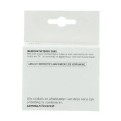 GAMMA Ventoux Stopcontact Coax Wit -InterieurKunst Verkoopwinkel 123 1202