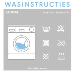 Sealskin Badmat Boho 60x90cm Zwart -InterieurKunst Verkoopwinkel 123 12085