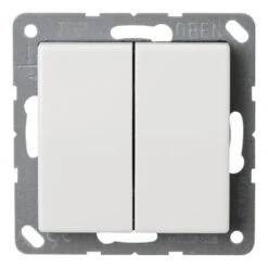 Jung AS500 Serieschakelaar Wit