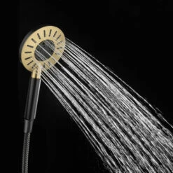 Tiger Handdouche Akcent Zwart Messing 7 Tiger Handdouche Akcent Zwart Messing -InterieurKunst Verkoopwinkel 123 12317