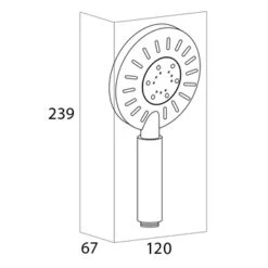 Tiger Handdouche Akcent Zwart Messing 9 Tiger Handdouche Akcent Zwart Messing -InterieurKunst Verkoopwinkel 123 12319